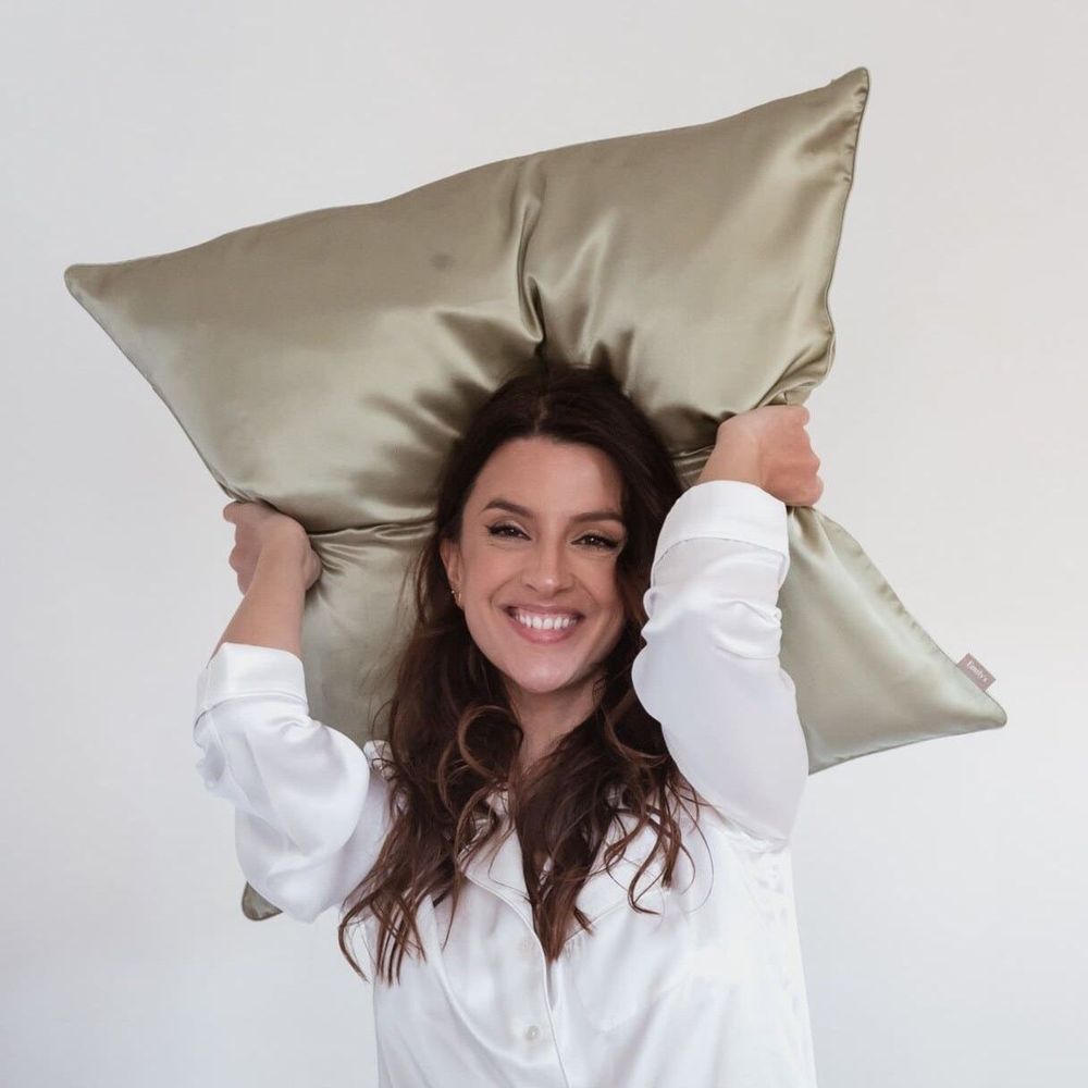 Linge de lit - Taie d'oreiller en Pure Soie de Mûrier - 65x65cm - 22 momme - EMILY'S PILLOW
