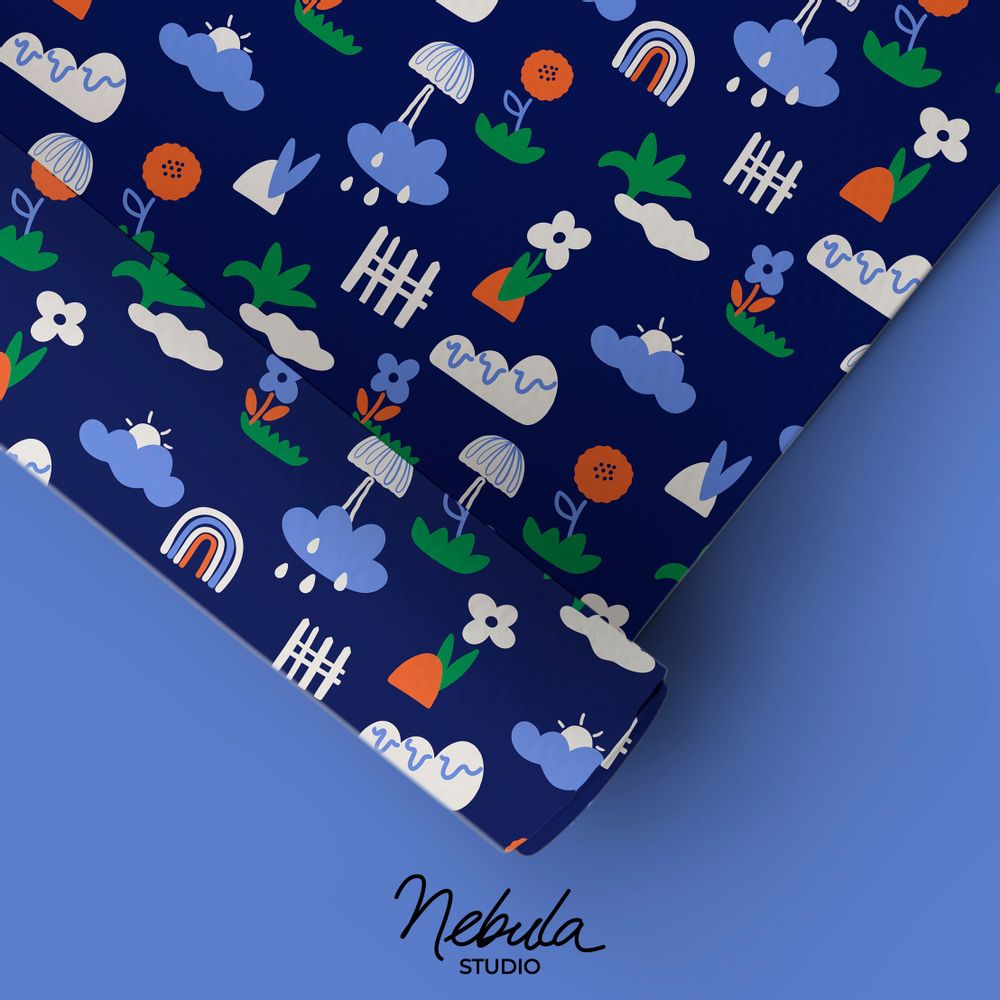Tissus - SEASHELLS - NEBULA STUDIO BCN