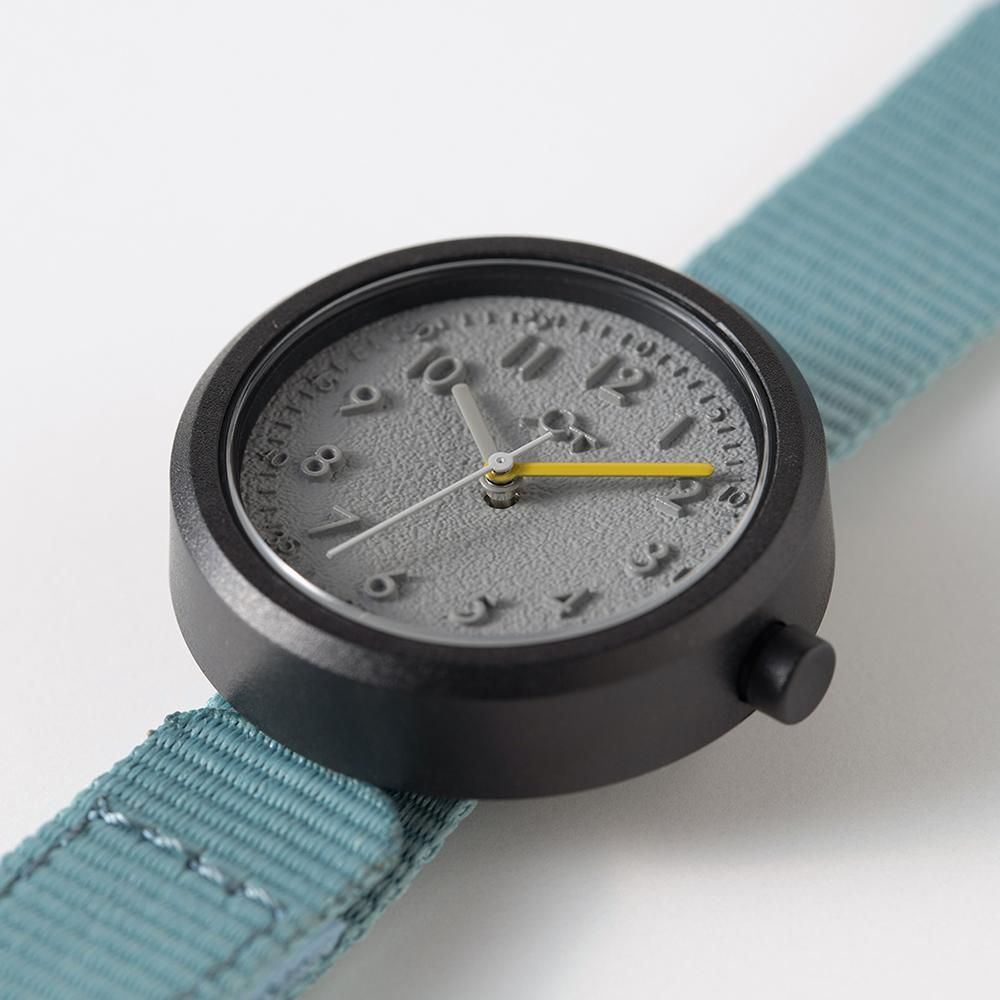 Mode enfantine - Montre Enfants Bleu (bracelet)/Noir-Gris (boîtier) 32mm / YOT WATCH - ABINGPLUS