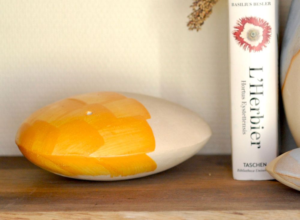 Gifts - Message safe - COCOON\" Tangerine\” - MOMENT CÉRAMIQUE