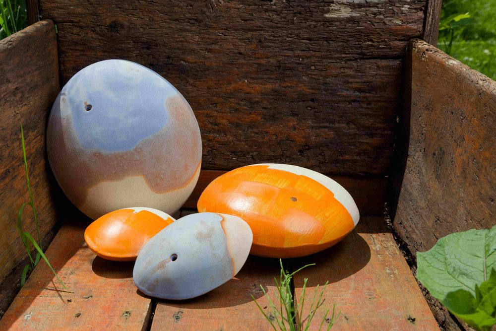 Gifts - Message safe - COCOON\" Tangerine\” - MOMENT CÉRAMIQUE