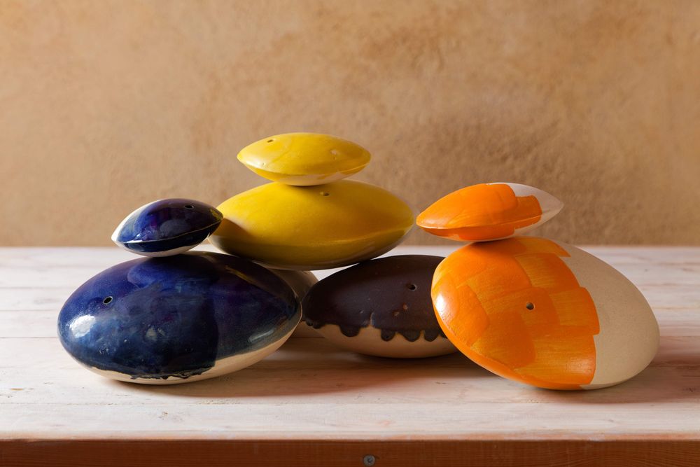 Gifts - Message safe - COCOON\" Tangerine\” - MOMENT CÉRAMIQUE