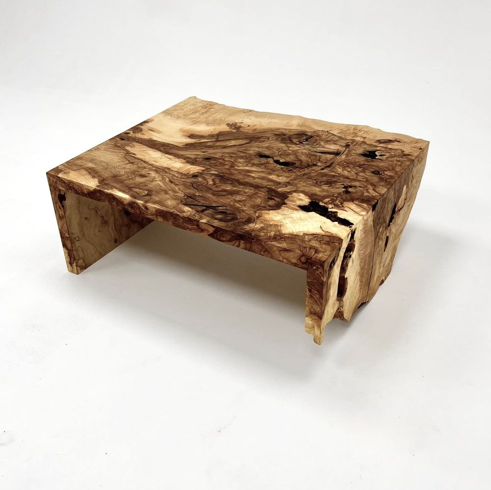 Tables basses - Table basse en résine époxy Waterfall - Table basse en bois personnali - TINELLA WOOD