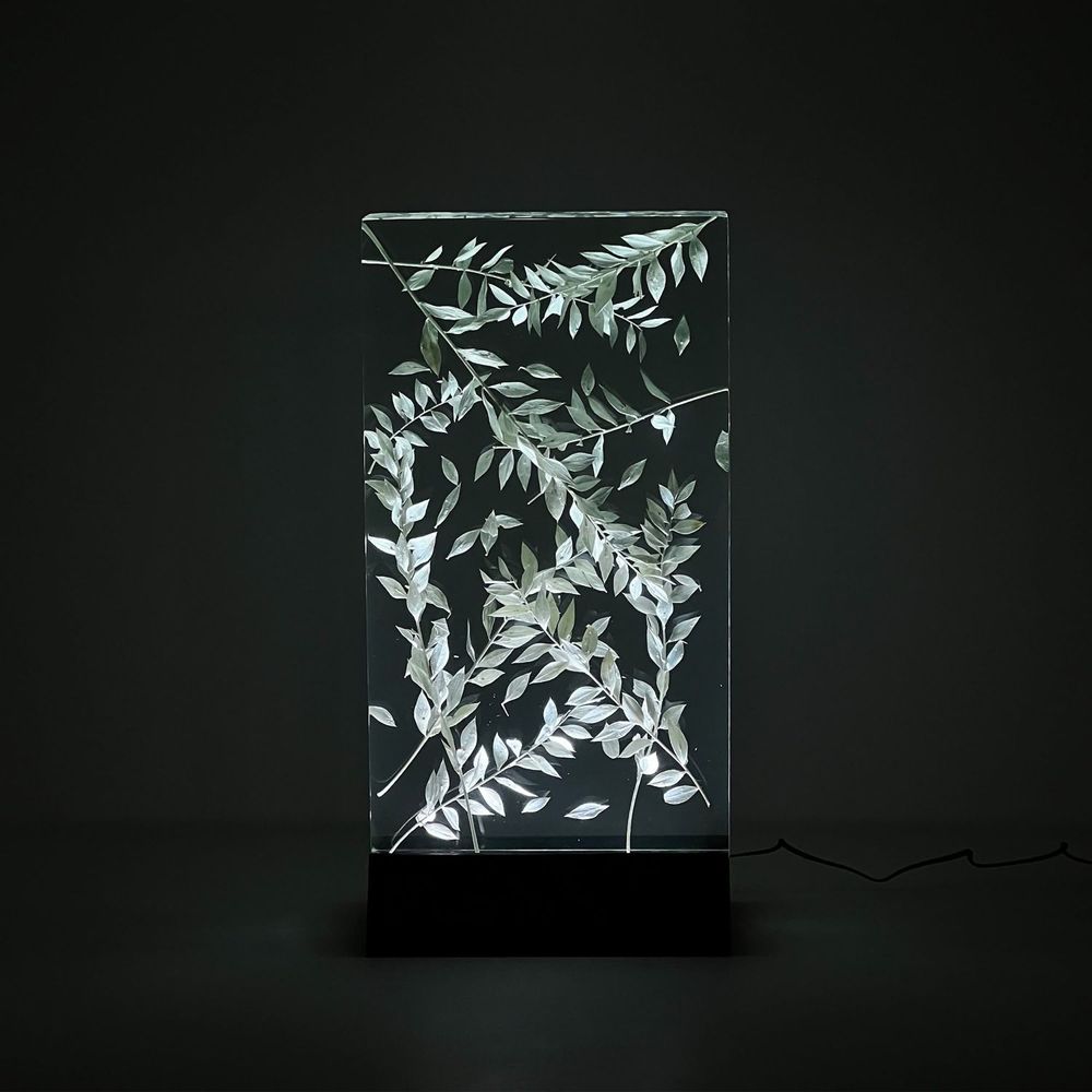 Decorative objects - Epoxy Resin Night Light - Epoxy Lamp - Decorative Night Lamp - TINELLA WOOD