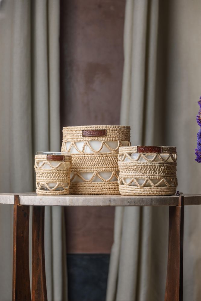 Objets de décoration - Raphia Dina - CÔTÉ BOUGIE MARRAKECH
