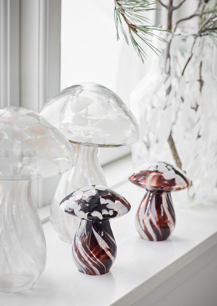 Objets de décoration - Champignon en verre - MADAM STOLTZ