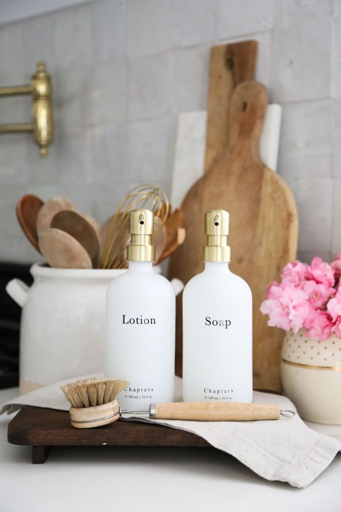 Porte-savons - Distributeur de savon/Savon + Lotion - CHAPTERS