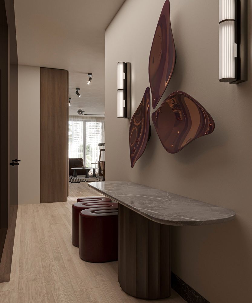 Other wall decoration - Fine Art wall scuplture FLOW - AN&ANGEL
