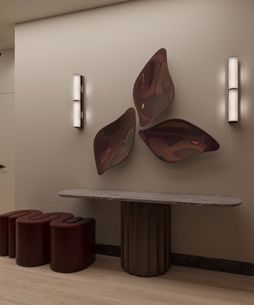 Other wall decoration - Fine Art wall scuplture FLOW - AN&ANGEL