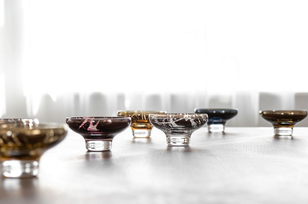 Design objects - DECO collection of hand-blown glass bowls - AN&ANGEL
