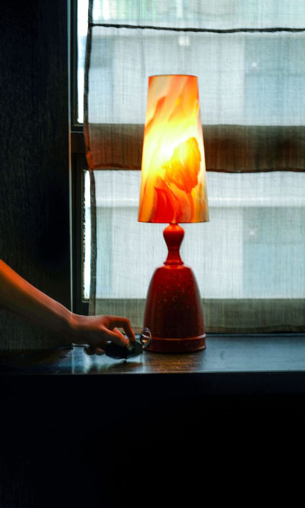 Lampes de table - CONSTELLA TABLE LAMP (Red) - KOLLAGE BY LOWLIT