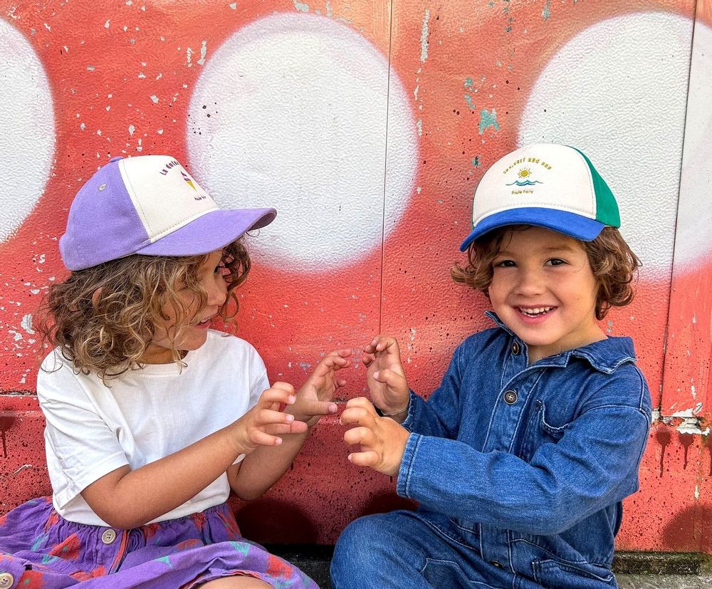 Hats - Upcycled caps - POULE PARTY - MONALOA