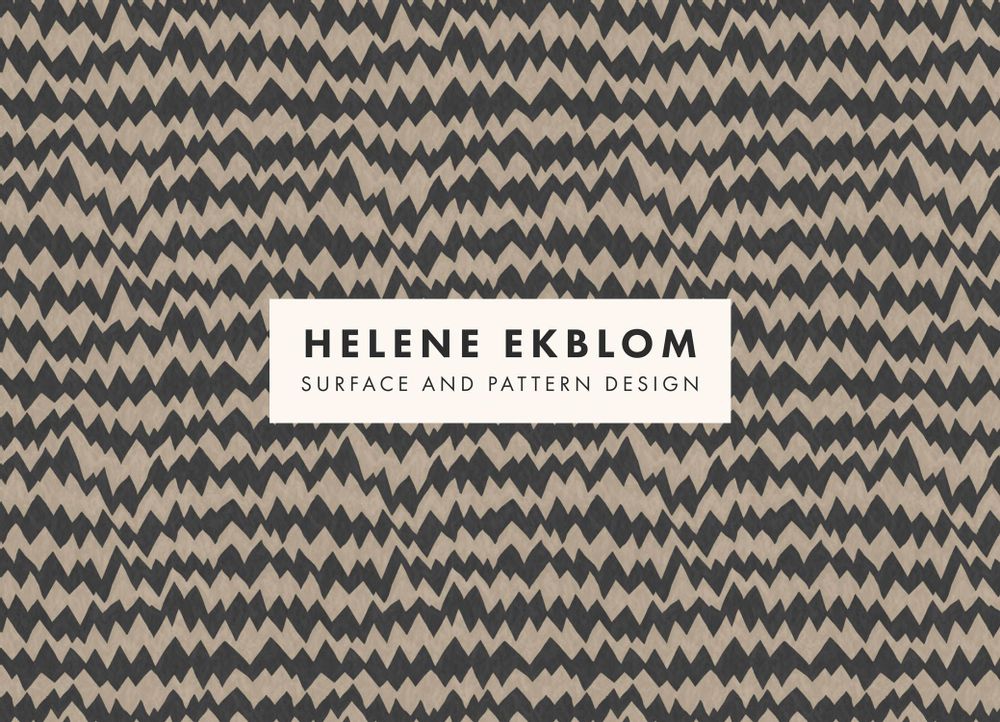 Bed linens - 1 Kaff 2 Perenn - HELENE EKBLOM PATTERN DESIGN