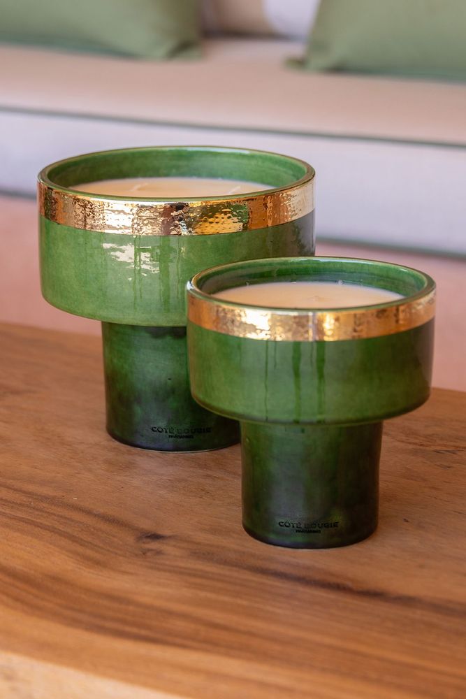 Objets de décoration - Coupe Green Gold - CÔTÉ BOUGIE MARRAKECH
