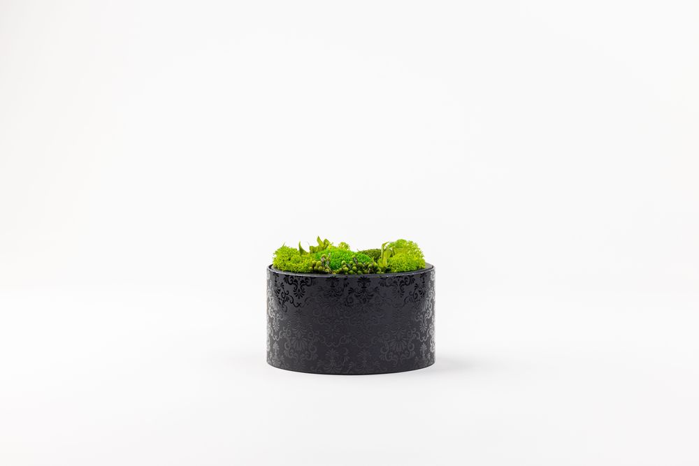 Objets de décoration - Coffret / Boite de fleurs préservées - Rond taille M - BENOIT SAINT AMAND