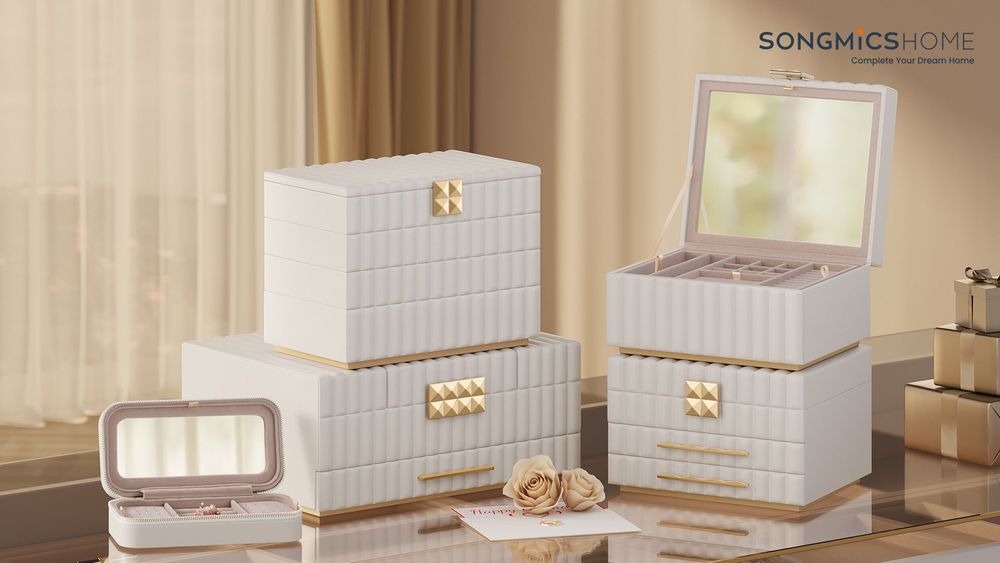 Coffrets et boîtes - Collection ANAH - Boîte à bijoux - SONGMICS HOME