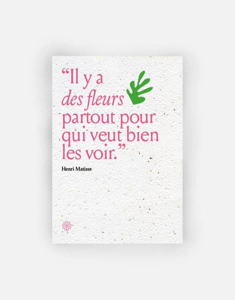 Carterie - Carte à planter - PAPIERFLEUR