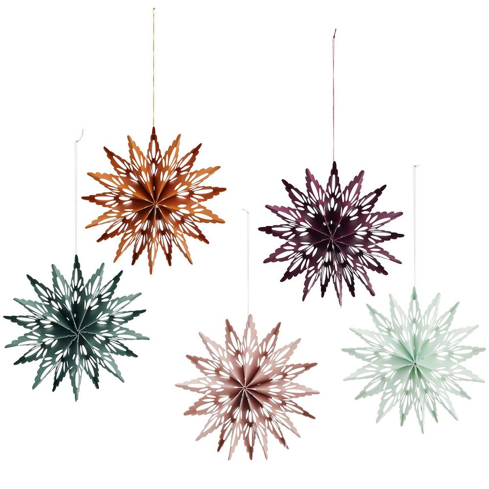 Other Christmas decorations - Hanging paper snowflakes - MADAM STOLTZ