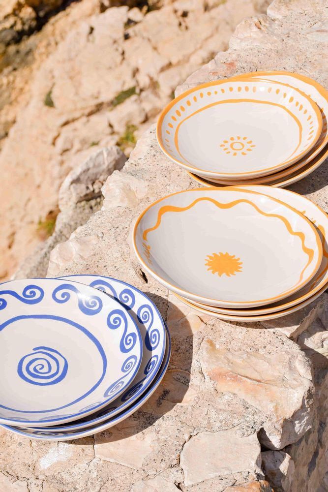 Céramique - Plein Soleil new ceramic tableware collection - MOLLENI