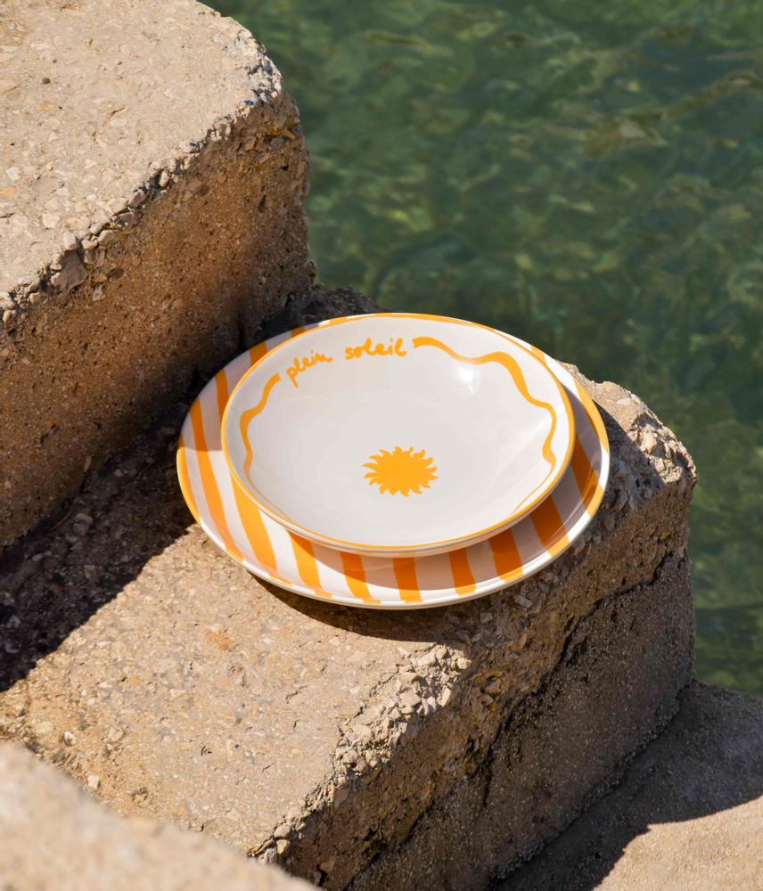 Céramique - Plein Soleil new ceramic tableware collection - MOLLENI