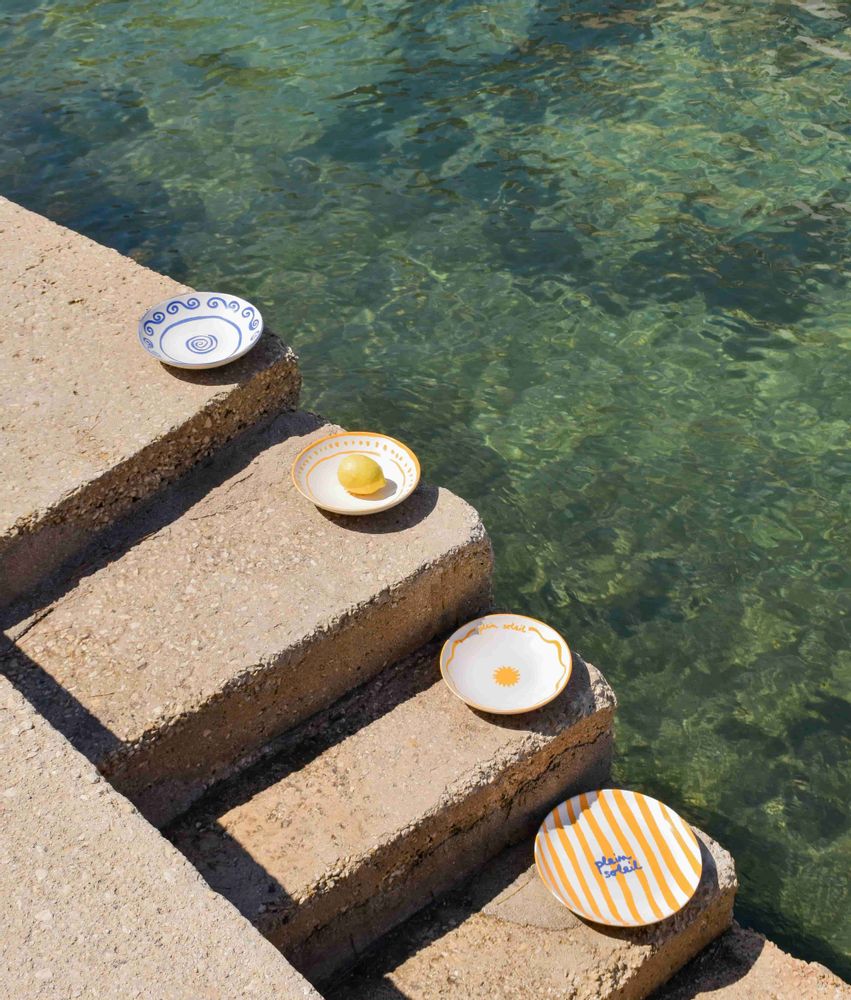 Céramique - Plein Soleil new ceramic tableware collection - MOLLENI