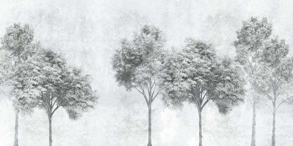 Papiers peints - Papier peint panoramique arbres Luce - LA MAISON MURAEM