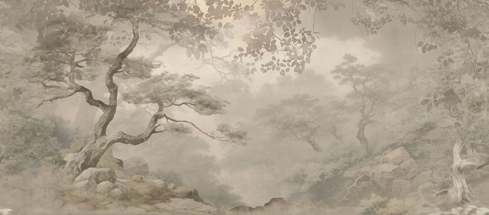 Wallpaper - Alexander custom-made panoramic tree wallpaper - LA MAISON MURAEM