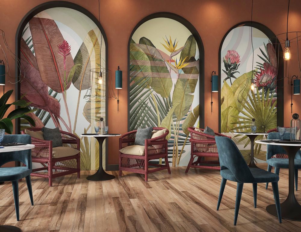 Wallpaper - Rico tropical foliage panoramic wallpaper - LA MAISON MURAEM