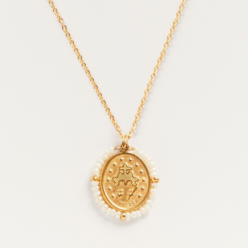 Bijoux - Collier médaille Santa Maria - 24 couleurs disponibles - PALAS