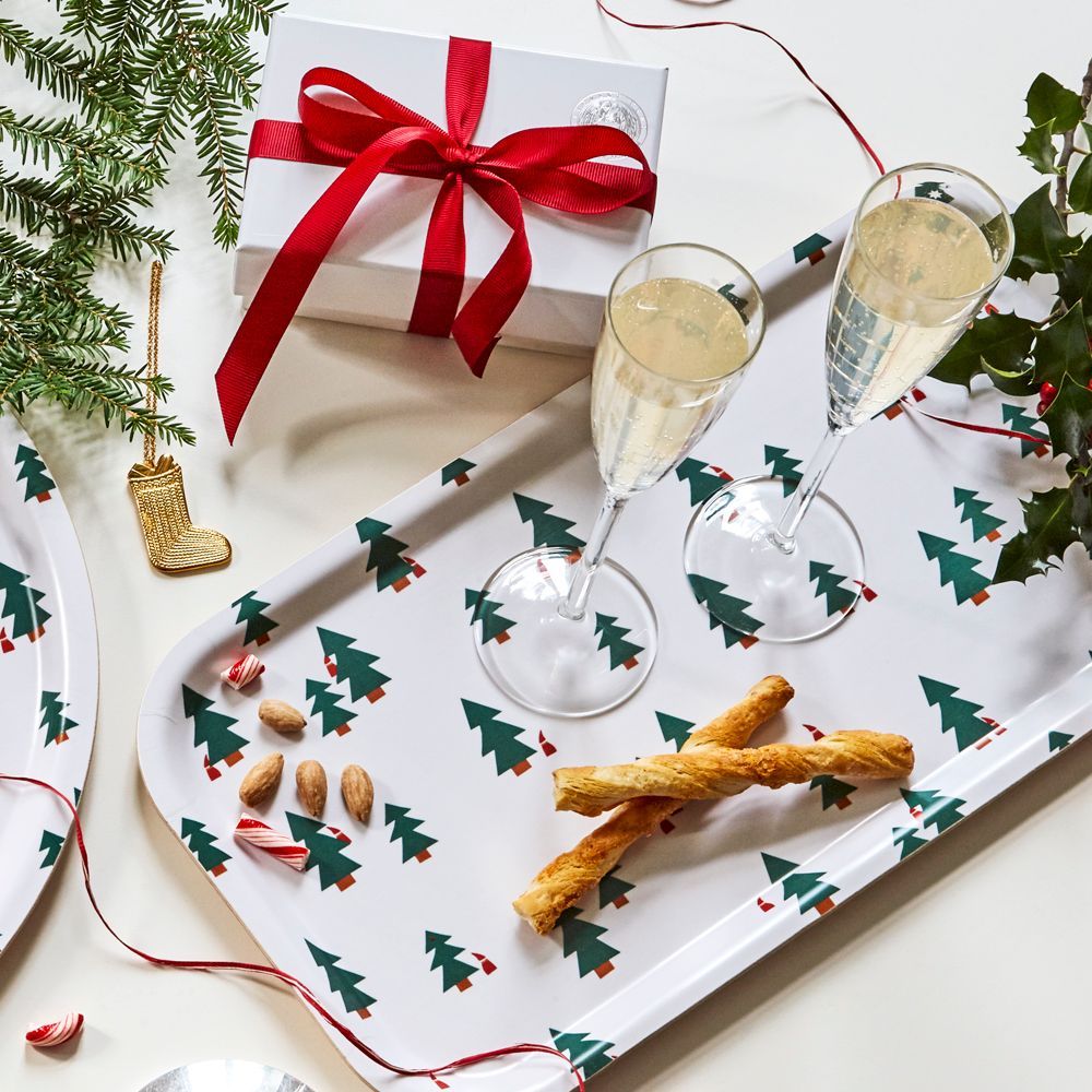 Platter and bowls - Christmas Forest Serving Tray - 43 x 22 cm - BLU KAT