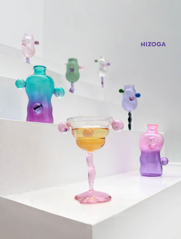 Vases - HIZOGA - The Melted Glassware - HIZOGA