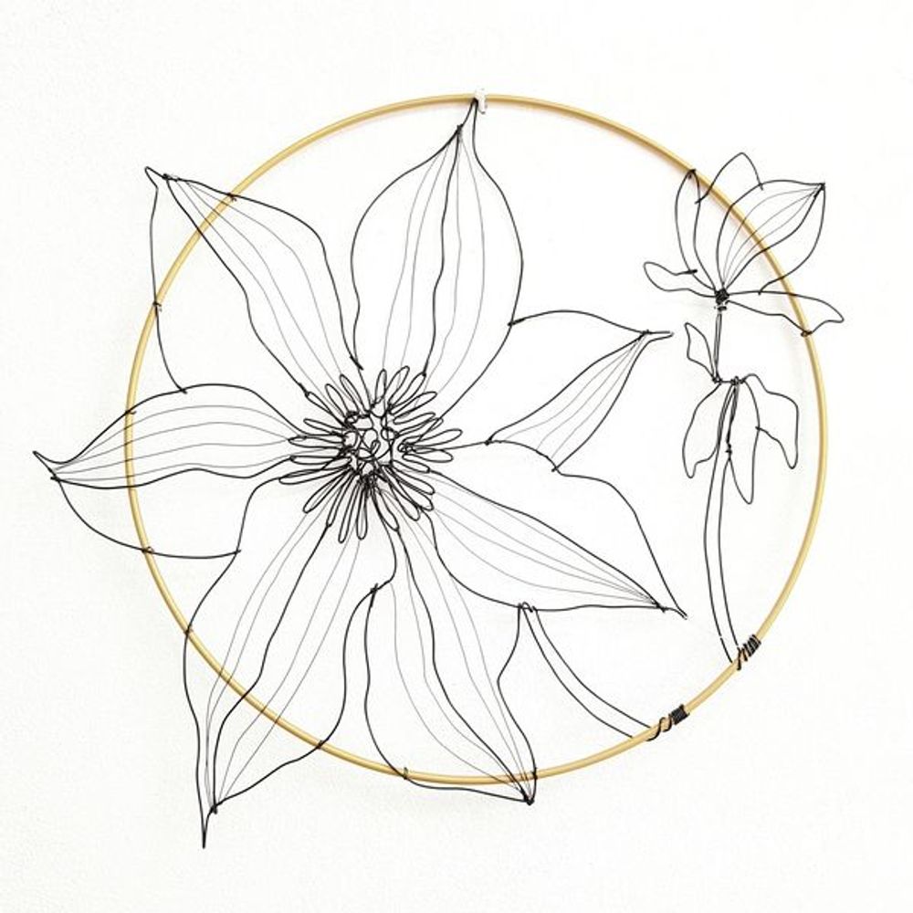 Autres décorations murales - CLEMATITE 25 CM - O'FIL DES RÊVERIES DE NANA