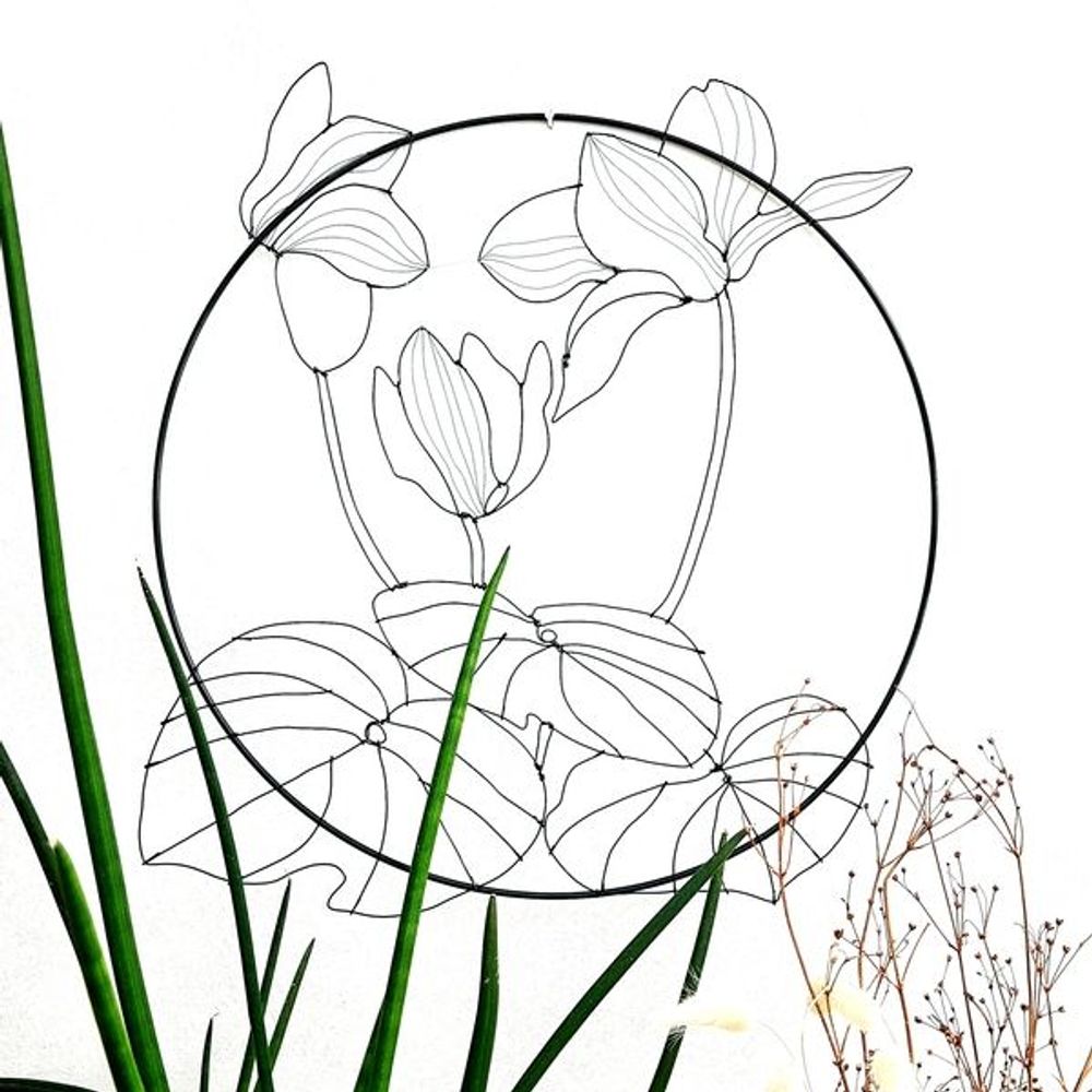 Decorative objects - WALL DECORATION - CYCLAMEN 40 CM - O'FIL DES RÊVERIES DE NANA