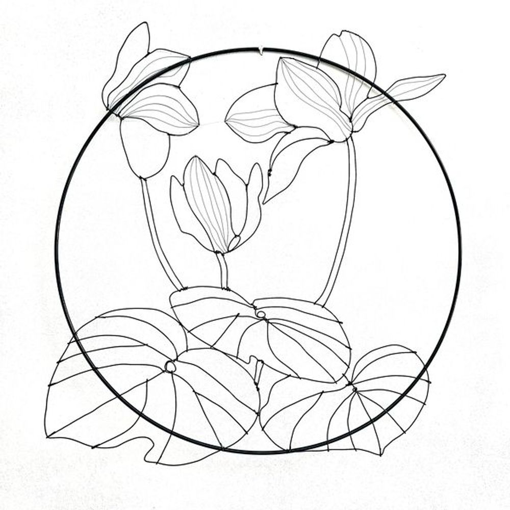 Decorative objects - WALL DECORATION - CYCLAMEN 40 CM - O'FIL DES RÊVERIES DE NANA