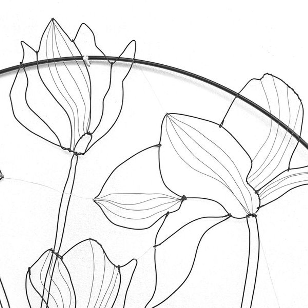 Décorations florales - DECORATION MURALE - CYCLAMEN 55 CM - O'FIL DES RÊVERIES DE NANA