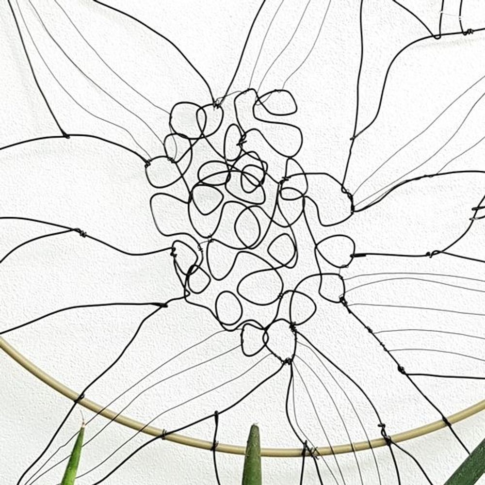 Other wall decoration - WALL DECORATION - EDELWEISS 30 CM - O'FIL DES RÊVERIES DE NANA