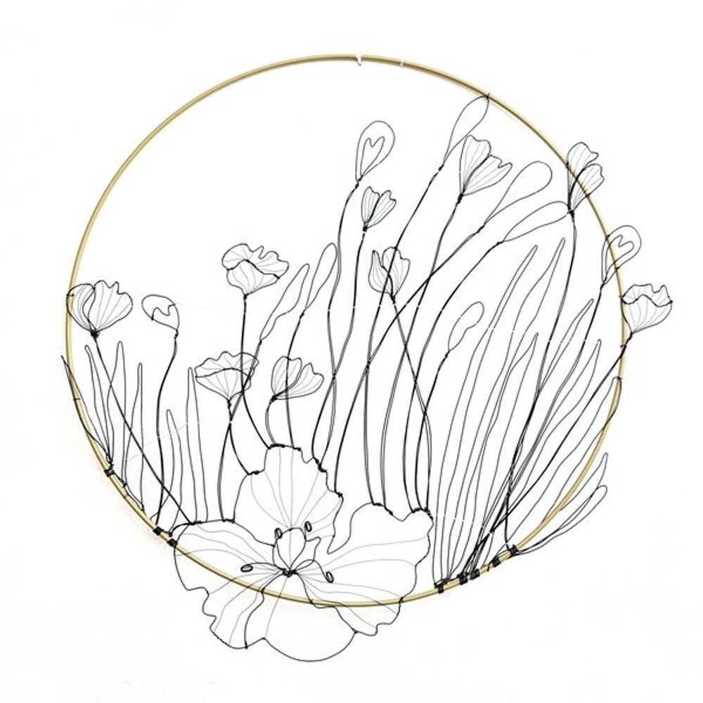 Décorations florales - DECORATION MURALE - NATURE 40 CM - O'FIL DES RÊVERIES DE NANA