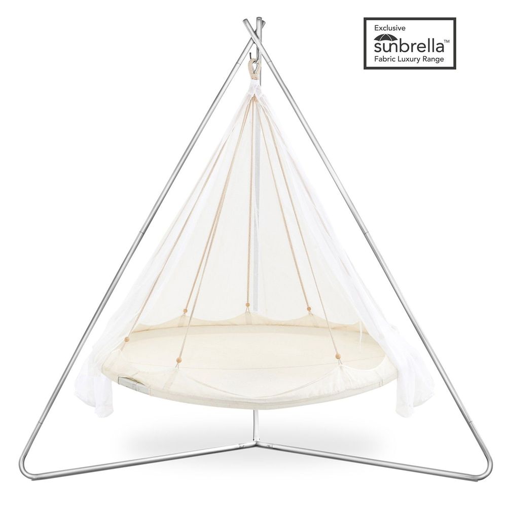 Lawn chairs - 1.8m TiiPii Bed & Deluxe Stainless Steel Stand, The Deluxe Hanging Set - TIIPII BED