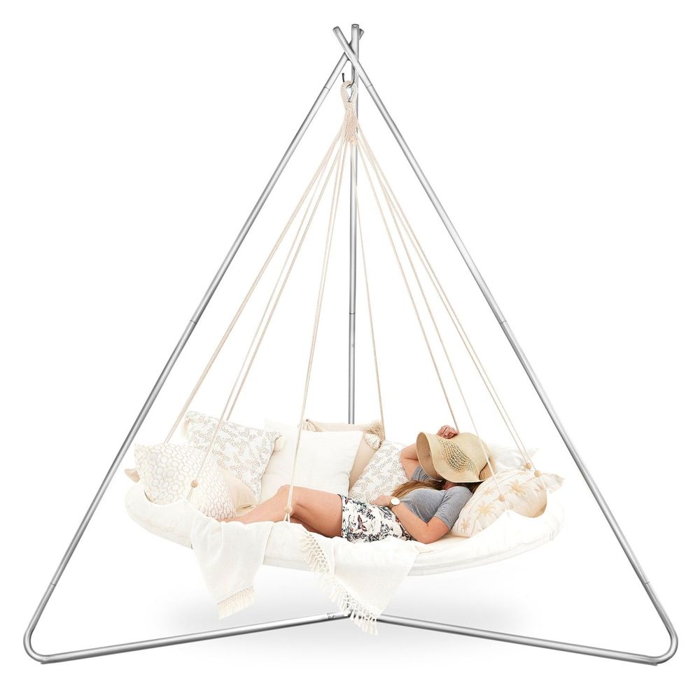 Lawn chairs - 1.8m TiiPii Bed & Deluxe Stainless Steel Stand, The Deluxe Hanging Set - TIIPII BED