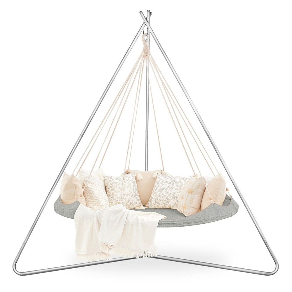 Lawn chairs - 1.8m TiiPii Bed & Deluxe Stainless Steel Stand, The Deluxe Hanging Set - TIIPII BED