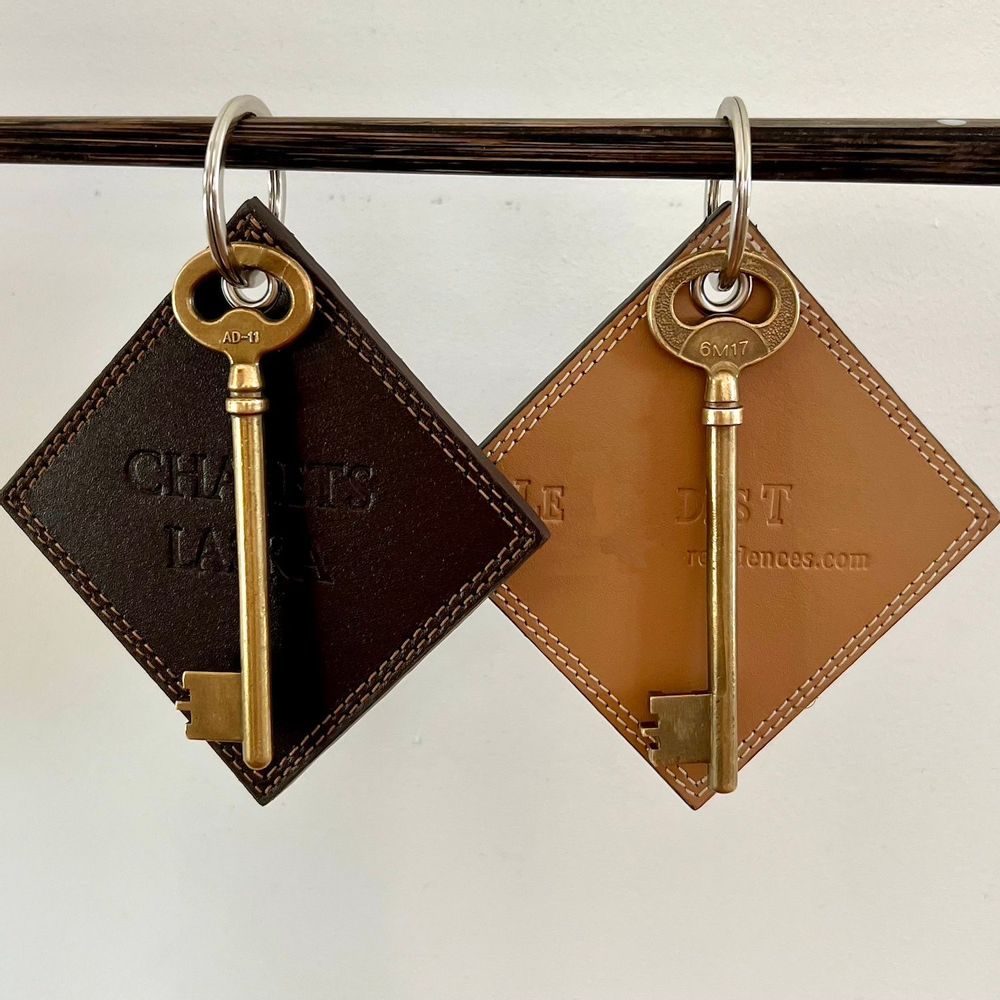 Chambres d'hôtels - Porte clés en cuir pour chambres d'hotel et résidences hotelières - MIDIPY