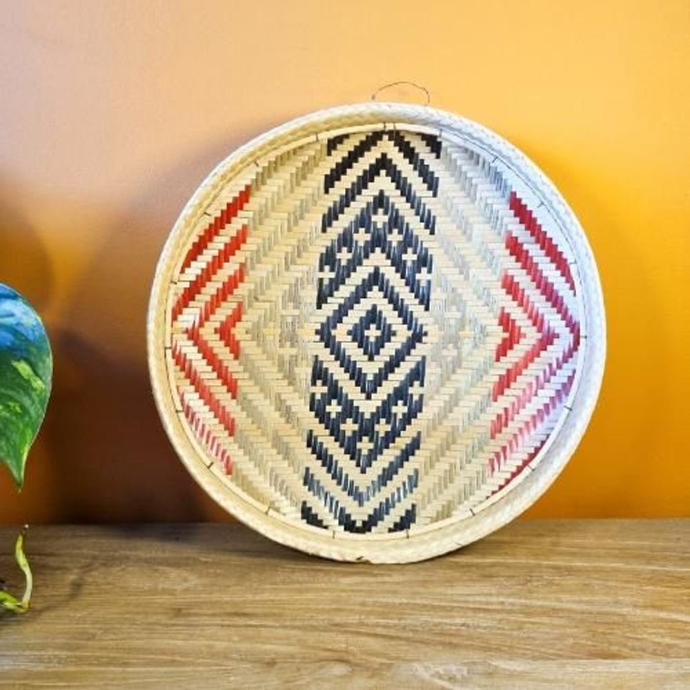 Design objects - Baniwa Ethnic Indigenous Straw Sieve - Amazon - 30cm Diameter - ARUH ART & DECOR