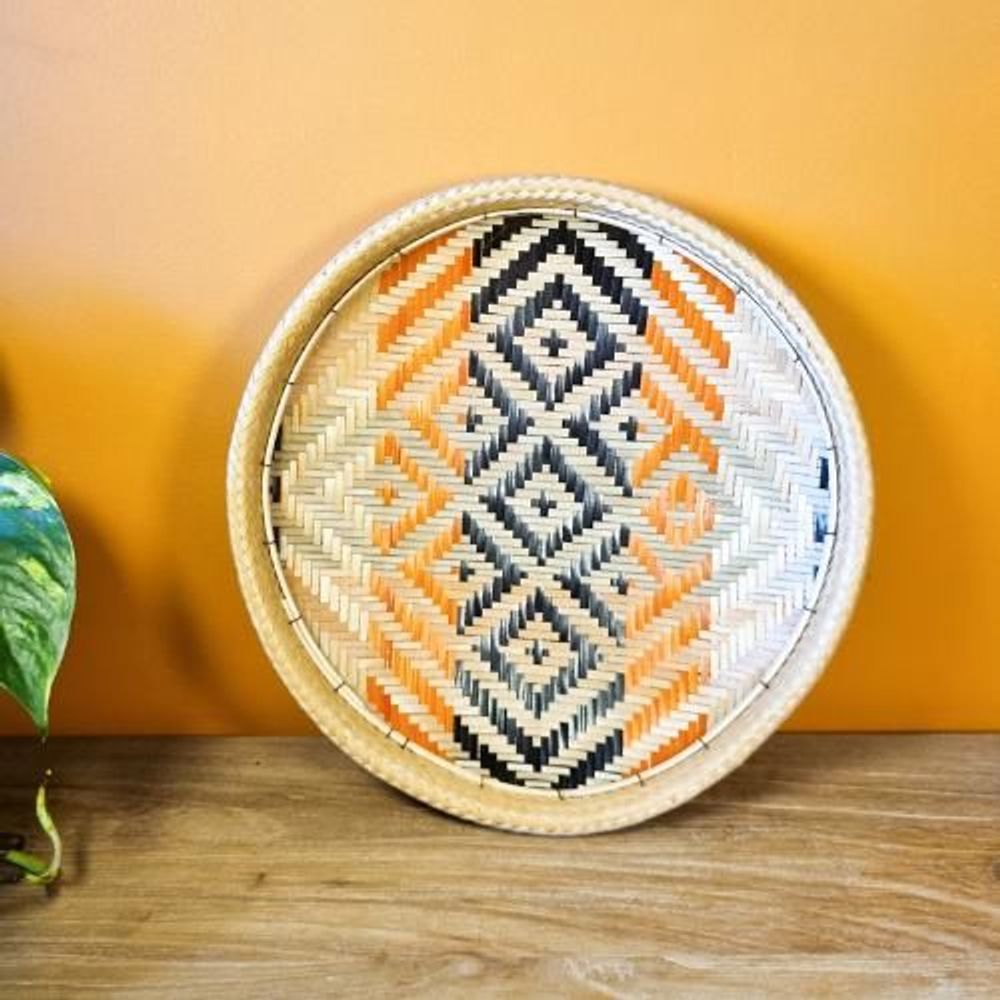 Design objects - Baniwa Ethnic Indigenous Straw Sieve - Amazon - 30cm Diameter - ARUH ART & DECOR