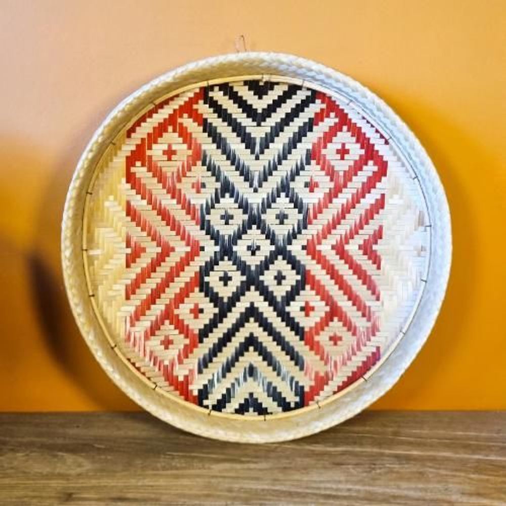 Design objects - Baniwa Ethnic Indigenous Straw Sieve - Amazon - 30cm Diameter - ARUH ART & DECOR