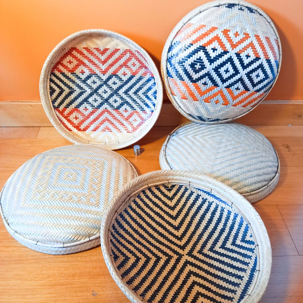 Design objects - Baniwa Ethnic Indigenous Straw Sieve - Amazon - 30cm Diameter - ARUH ART & DECOR