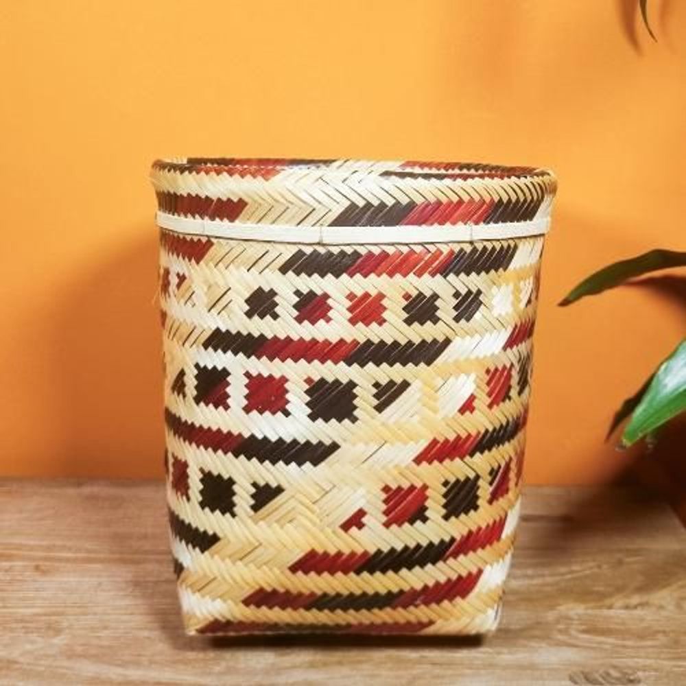 Decorative objects - Baniwa Ethnic Indigenous Basket 20 x 20 cm - ARUH ART & DECOR