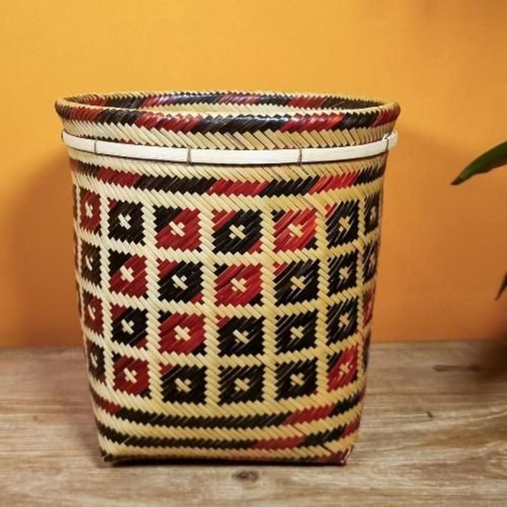 Decorative objects - Baniwa Ethnic Indigenous Basket 20 x 20 cm - ARUH ART & DECOR