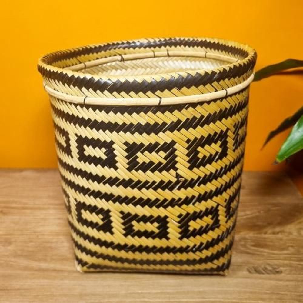 Decorative objects - Baniwa Ethnic Indigenous Basket 20 x 20 cm - ARUH ART & DECOR