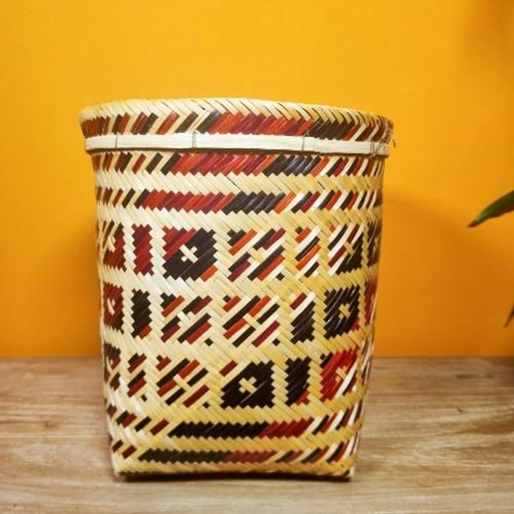 Decorative objects - Baniwa Ethnic Indigenous Basket 20 x 20 cm - ARUH ART & DECOR