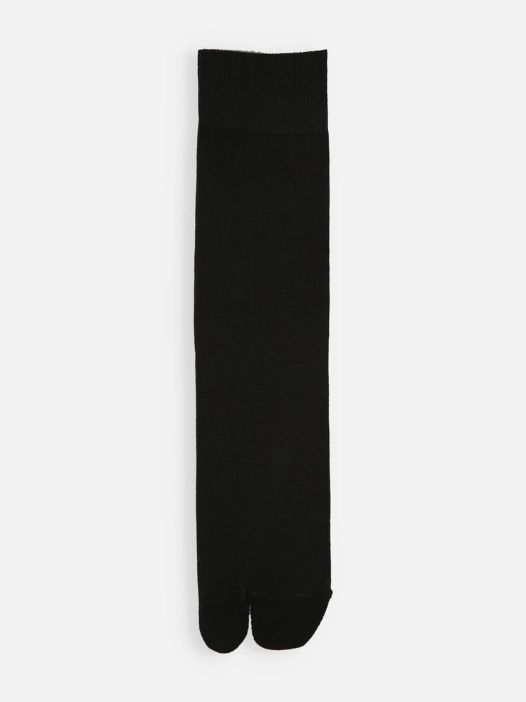 Chaussettes - Mi-Chaussette Tabi unie en coton - TABIO